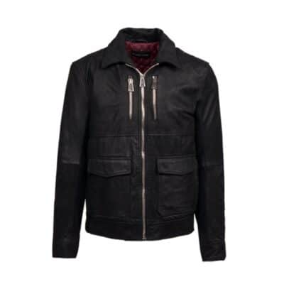 Prince Oliver Δερμάτινο Μπουφάν - Collection A/W 16/17