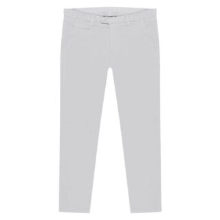 Outlet Prince Oliver Παντελόνι Chino Λευκό (Modern Fit)