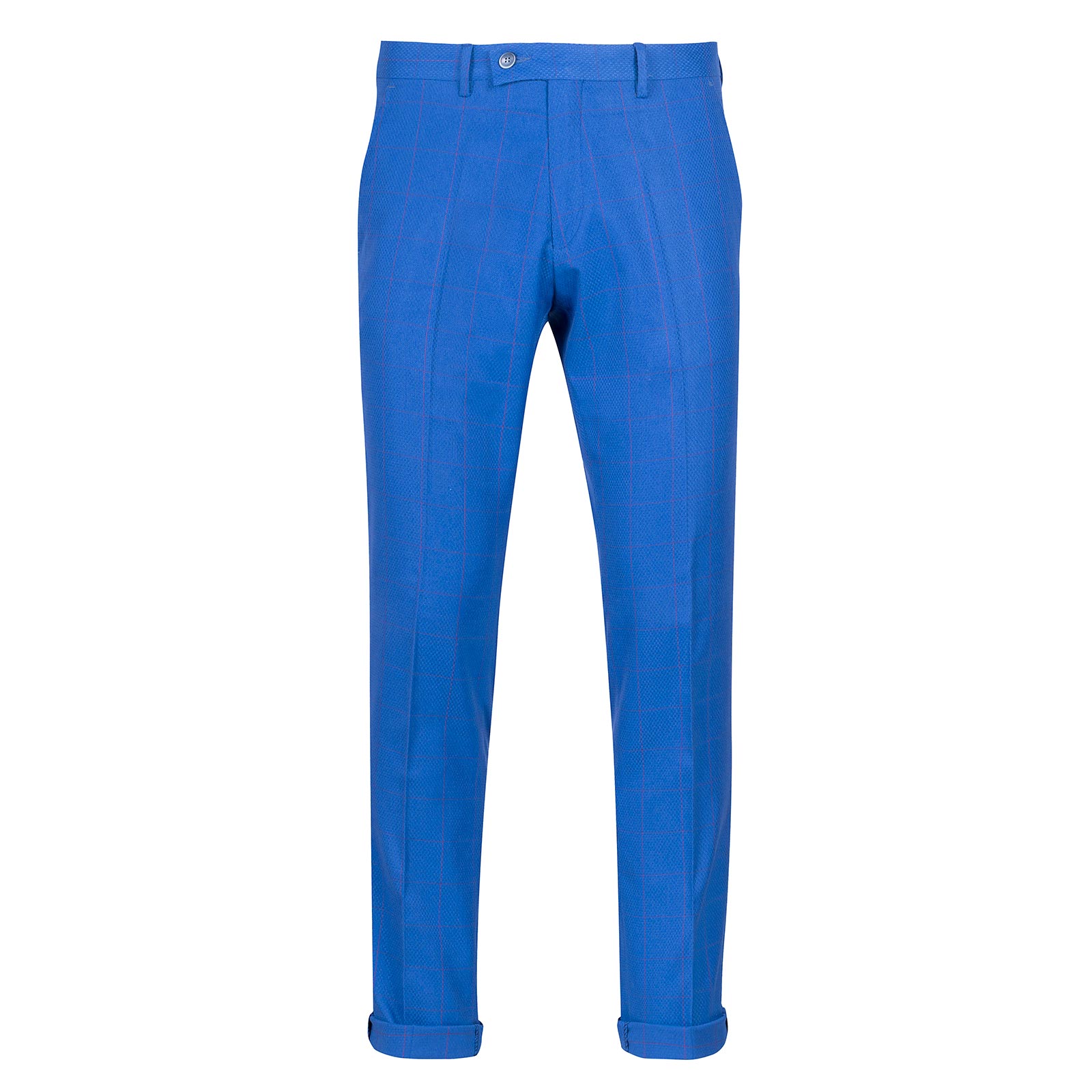 Prince Oliver Prince Oliver Παντελόνι Μπλε Ρουά (Modern Fit) Outlet