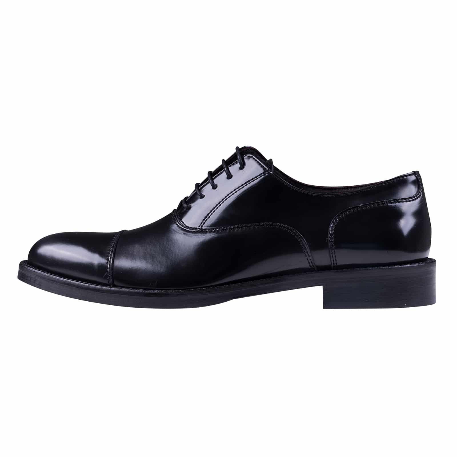 Prince Oliver Oxford Μαύρα Παπούτσια