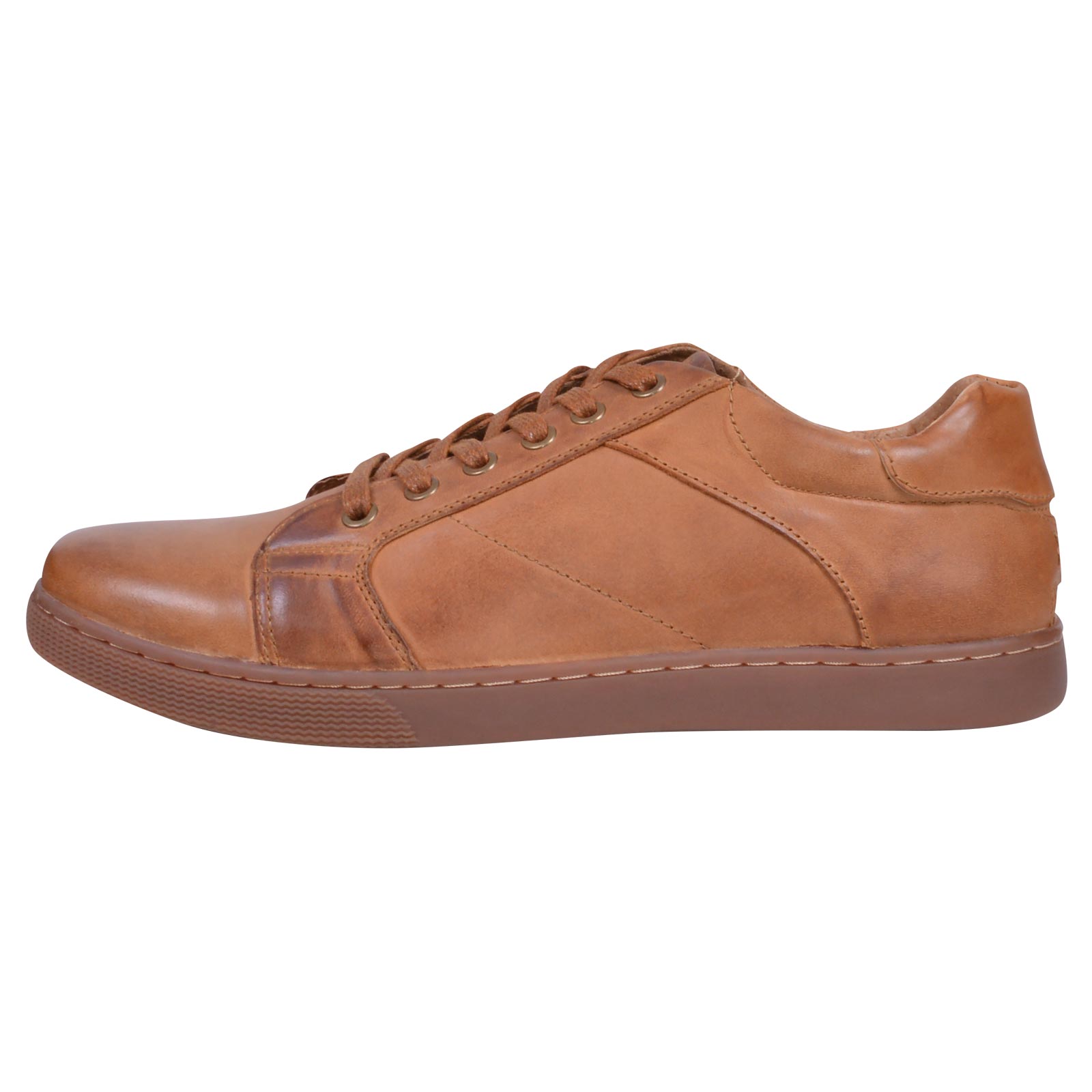 Prince Oliver Καφέ Δερμάτινα Sneakers- Collection A/W