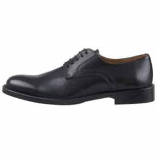 Formal Prince Oliver Derby Μαύρα Leather Shoes