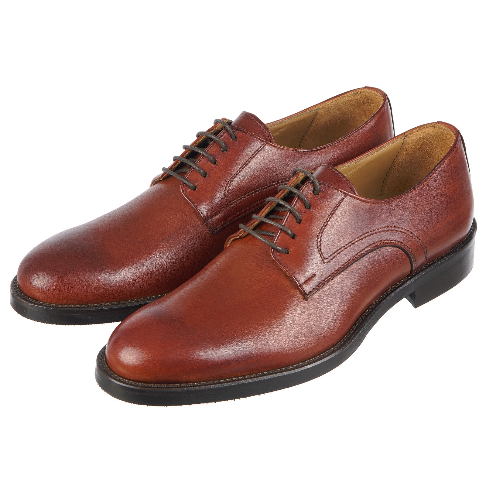 Prince Oliver Δερμάτινα Παπούτσια Καφέ – Collection S/S