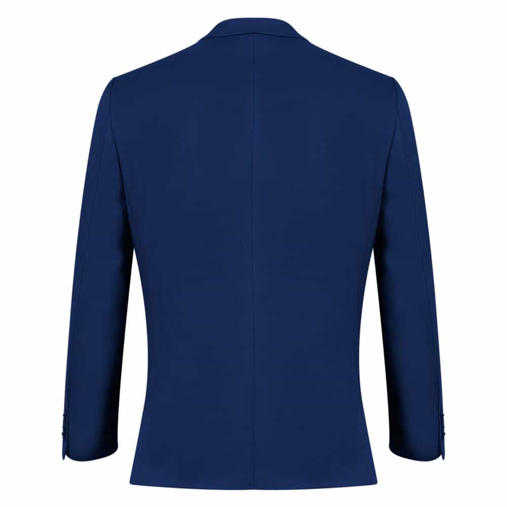 Men Prince Oliver Κοστούμι Μπλε 100% Wool Touch (Modern Fit) 7