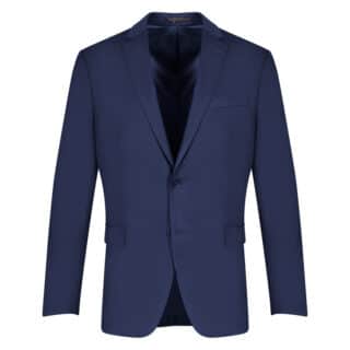 Men Prince Oliver Κοστούμι Μπλε Ραφ 100% Wool Touch (Modern Fit) 3