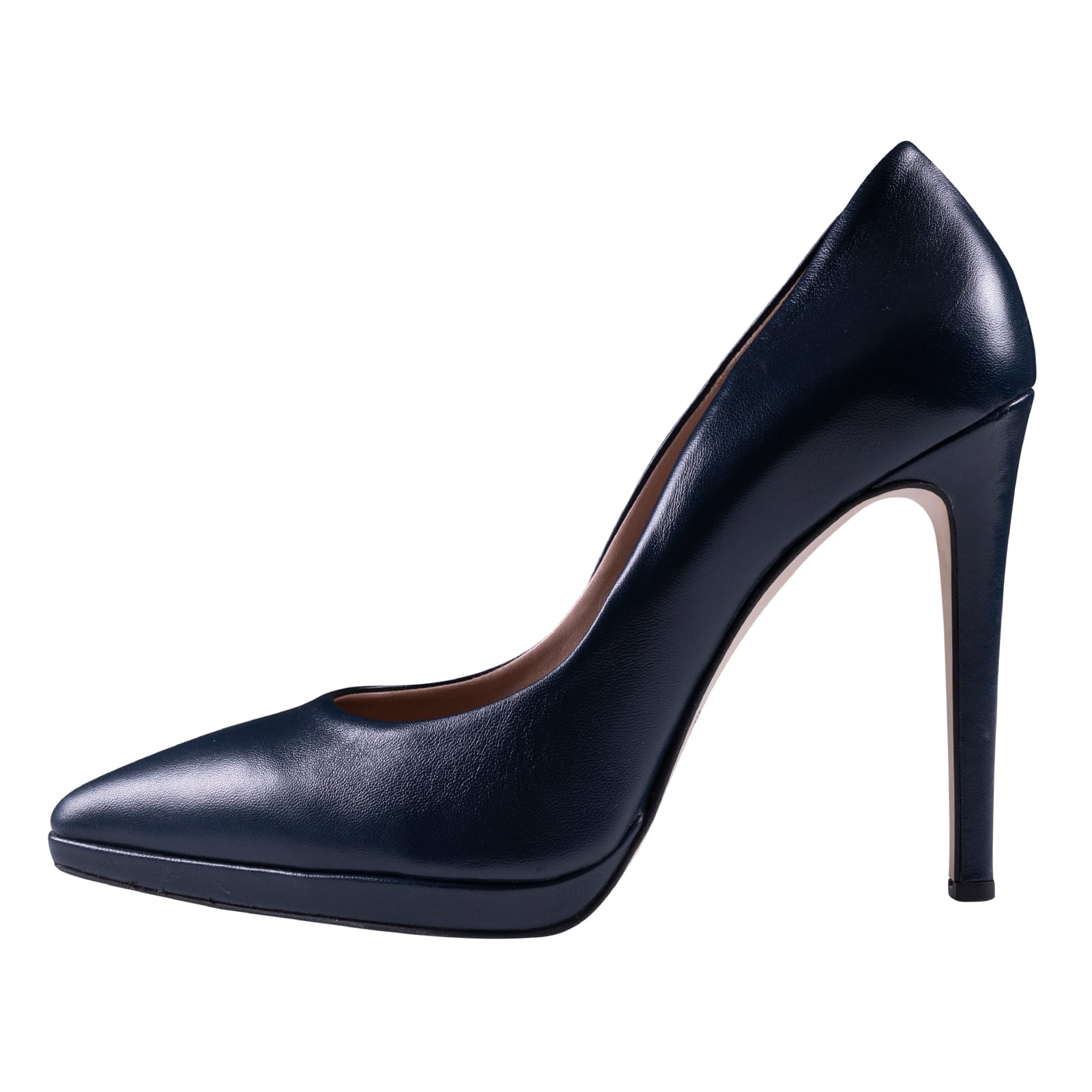 Prince Oliver Γόβα Δερμάτινη Μπλε – Collection A/W