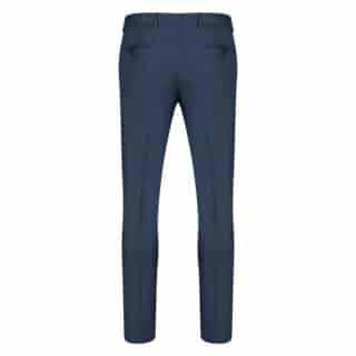 Παντελόνια/Chinos Prince Oliver Παντελόνι Υφασμάτινο Μπλε Ραφ 100% Wool Touch  (Modern Fit) 3
