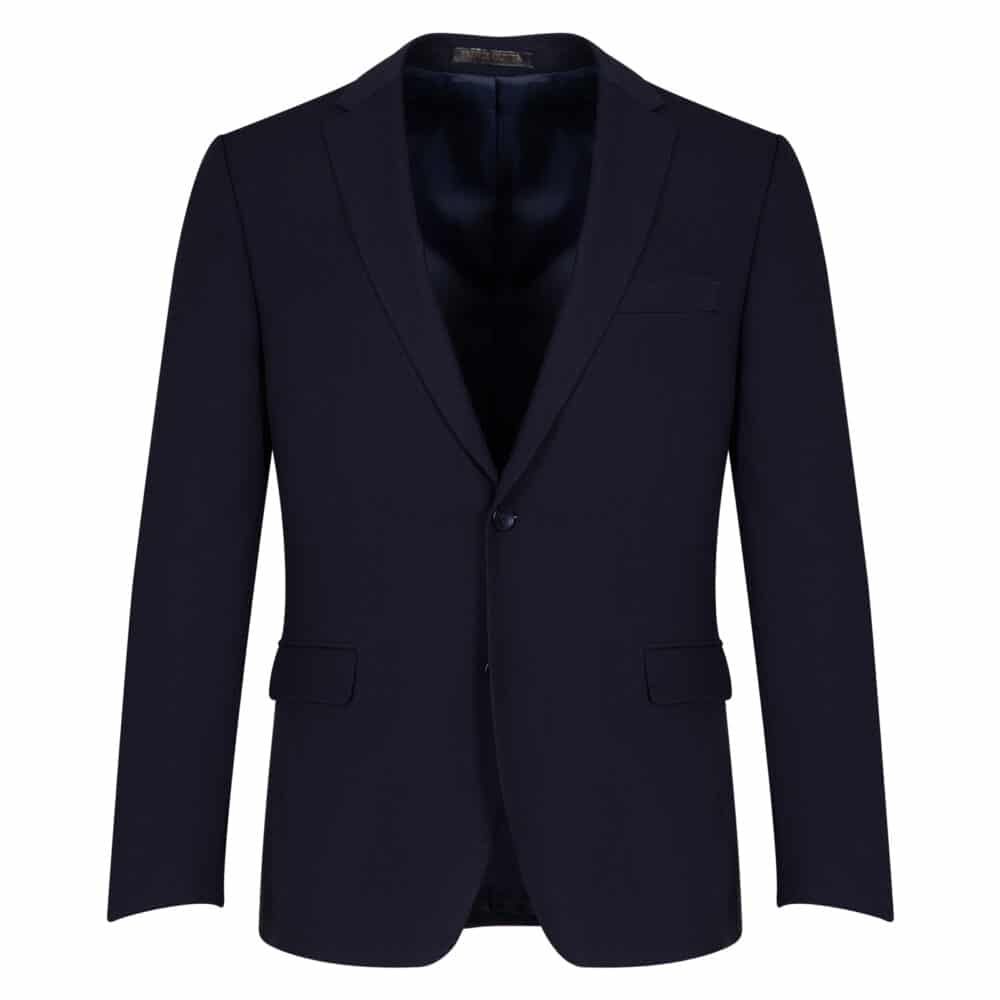 Men Prince Oliver Κοστούμι Μπλε Σκούρο 100% Wool Touch (Modern Fit) 6