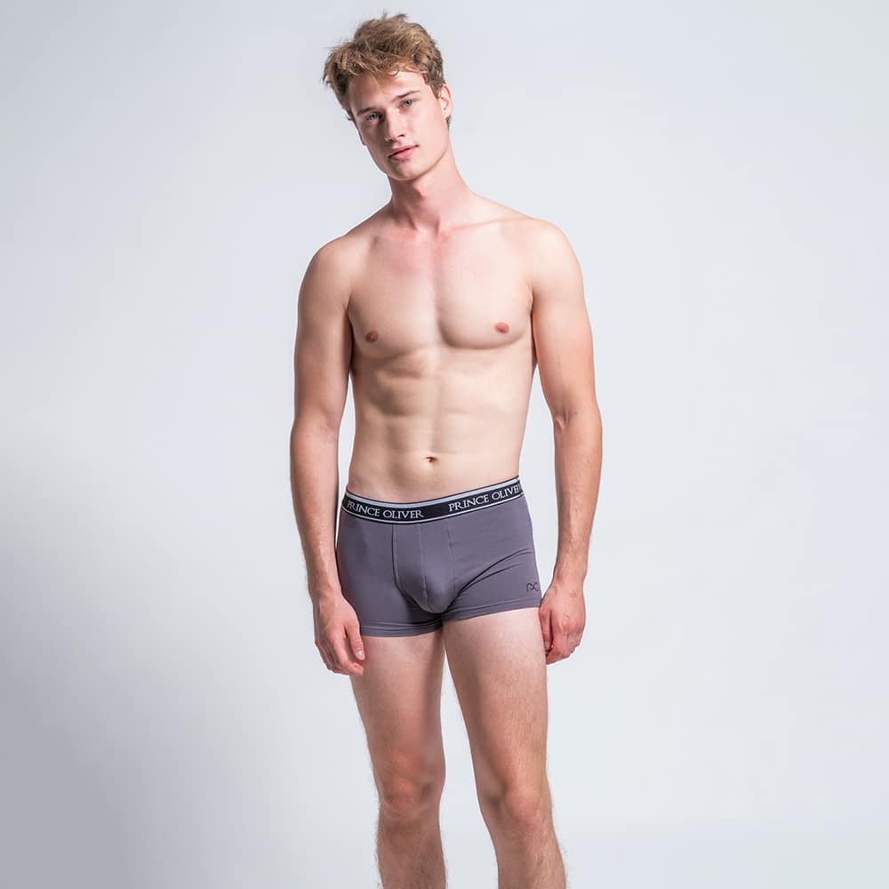 Σετ Boxer 3 Τεμ. Ανθρακί Cotton Stretch