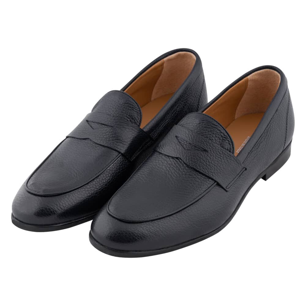 Formal Παπούτσια Moccasins Μαύρα Δερμάτινα 6