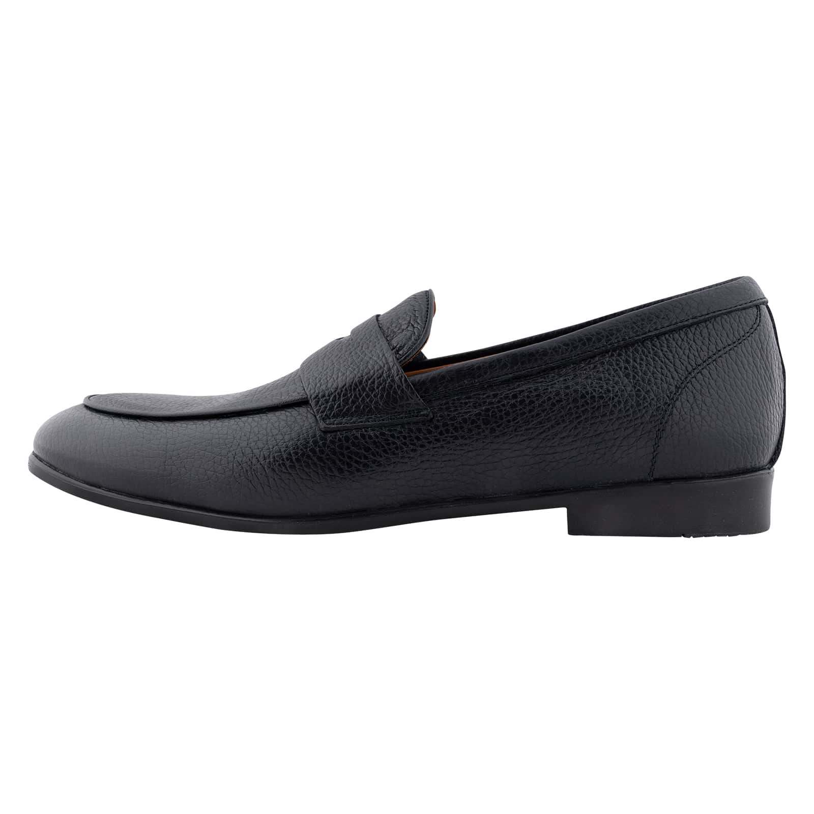 Prince Oliver Παπούτσια Moccasins Μαύρα Δερμάτινα