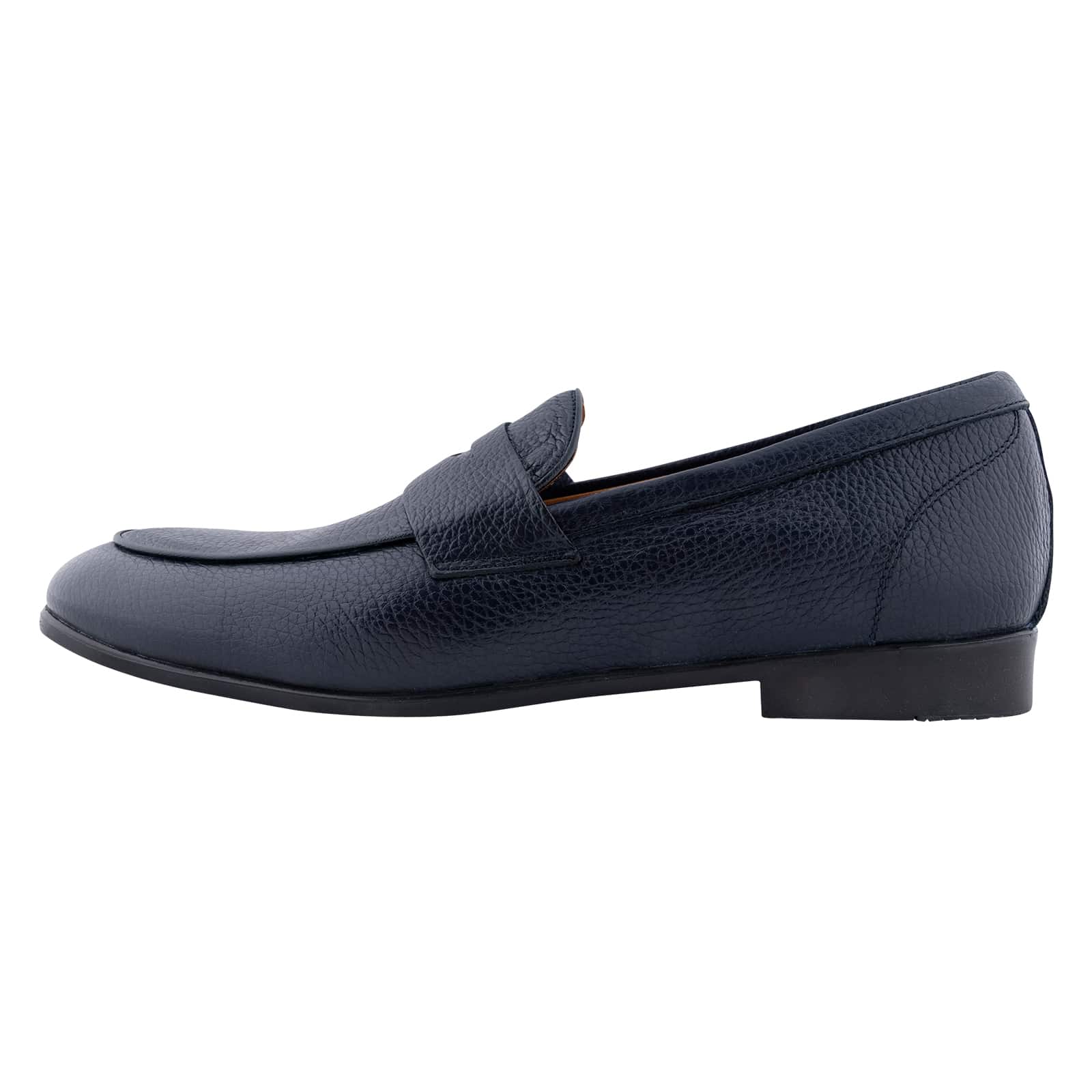 Παπούτσια Moccasins Μπλε Δερμάτινα