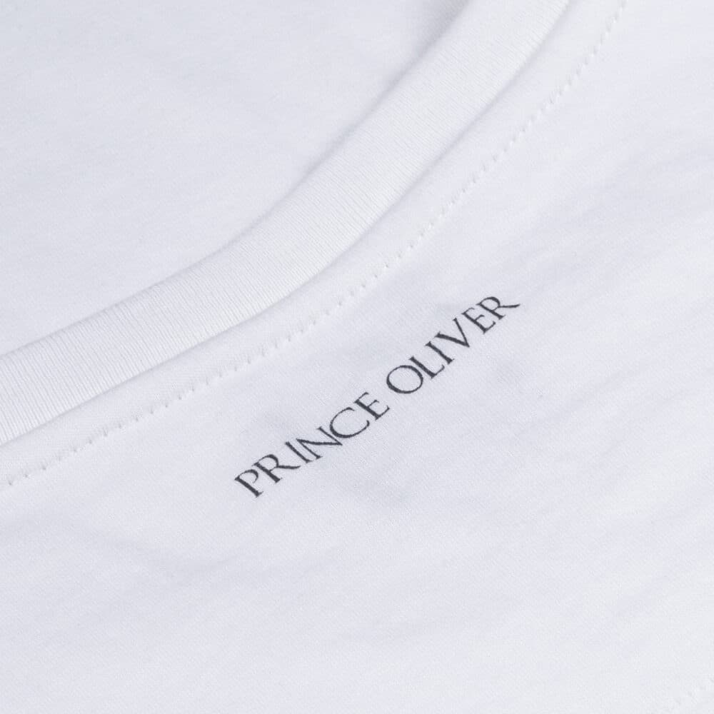 Men Essential T-Shirt Λευκό Round Neck (Comfort Fit)  100% Cotton 6