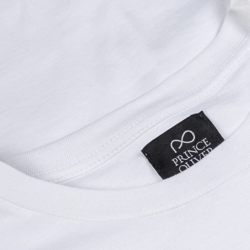 Men Essential T-Shirt Λευκό Round Neck (Comfort Fit)  100% Cotton 5