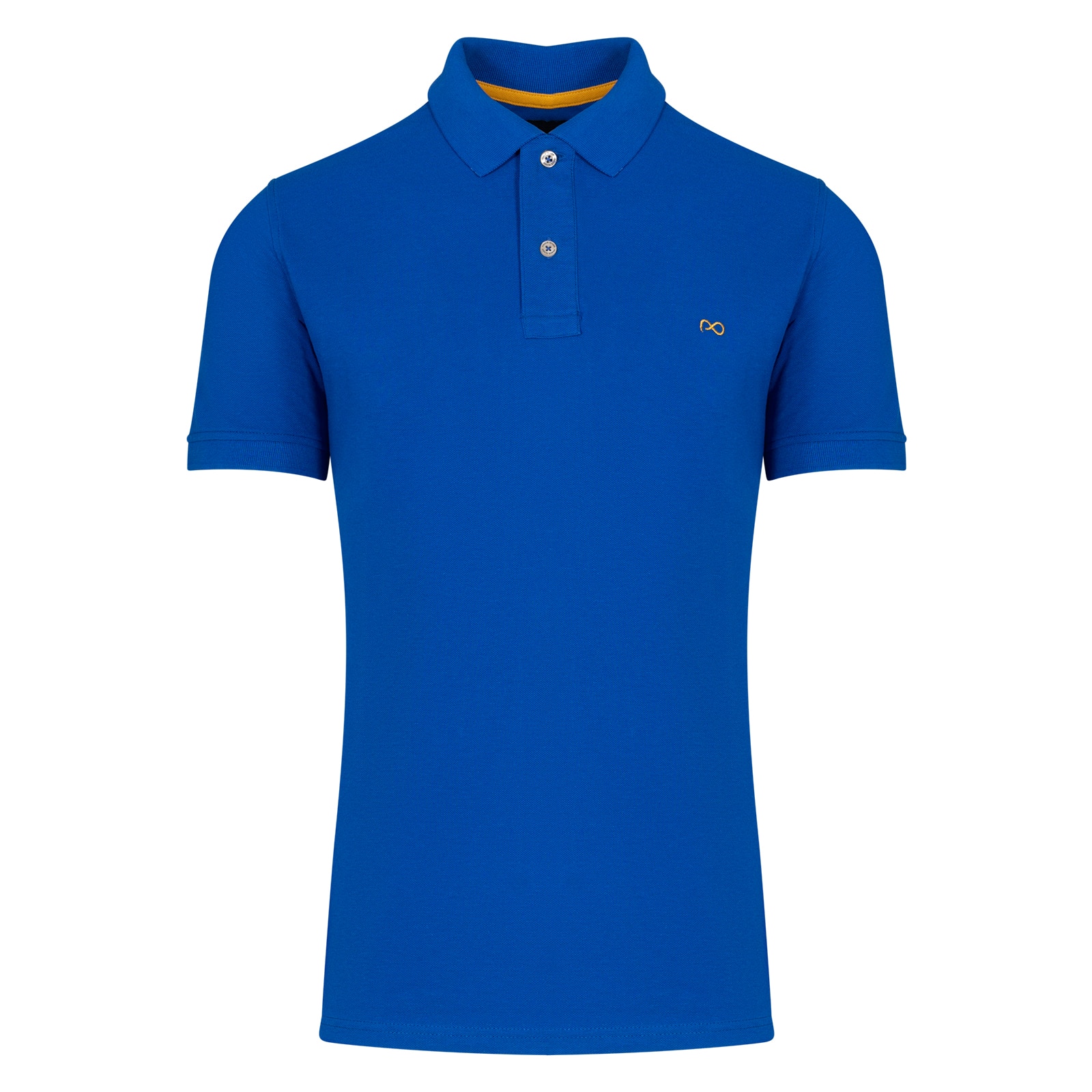 Men > Ένδυση > Ανδρικές Μπλούζες Polo Essential Polo Pique Μπλε Ρουά 100% Cotton (Regular Fit)