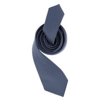 Men Γραβάτα Μπλε Σκούρο Ριγέ (Φάρδος 7 cm) 4