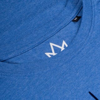 Men T-Shirt Μπλε “Κορόνα”  (Modern Fit) 100% Cotton 3