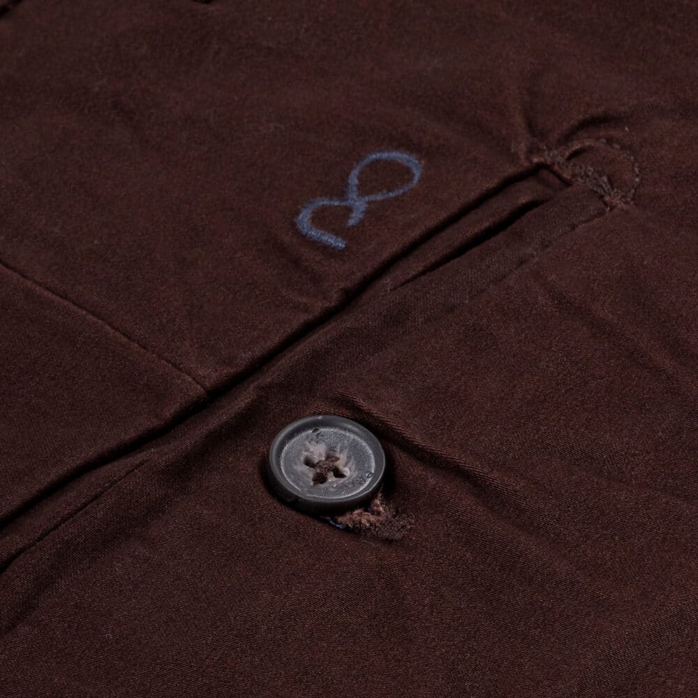 Men Prince Oliver Winter Chinos Καφέ (Modern Fit) 8