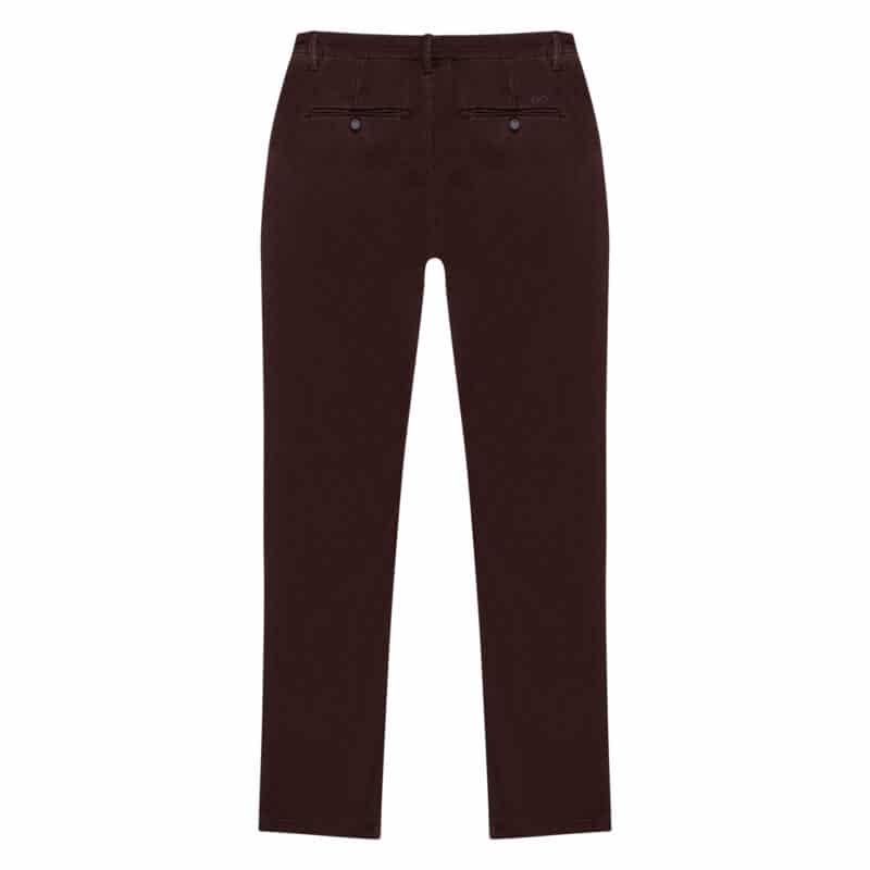 Men Prince Oliver Winter Chinos Καφέ (Modern Fit) 3