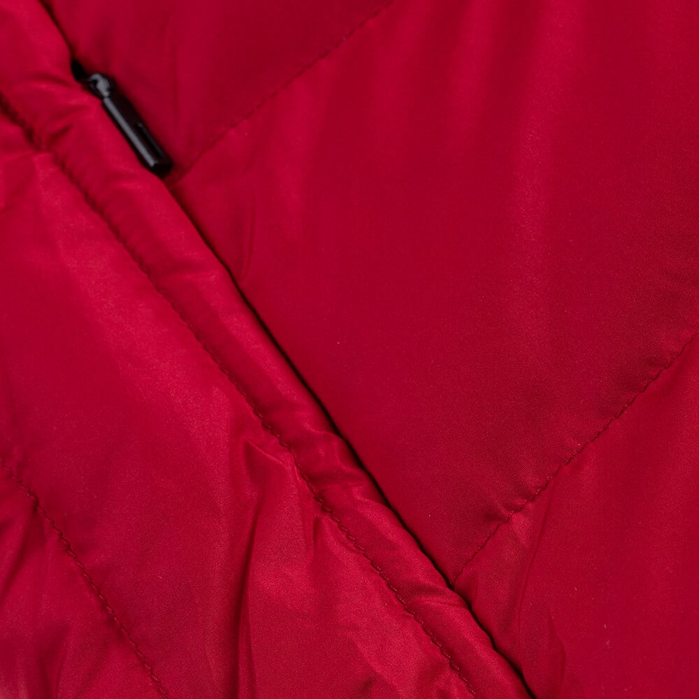 Men Fashion Puffer Jacket Μπουφάν Κόκκινο με Αποσπώμενη Κουκούλα (Modern Fit) 21