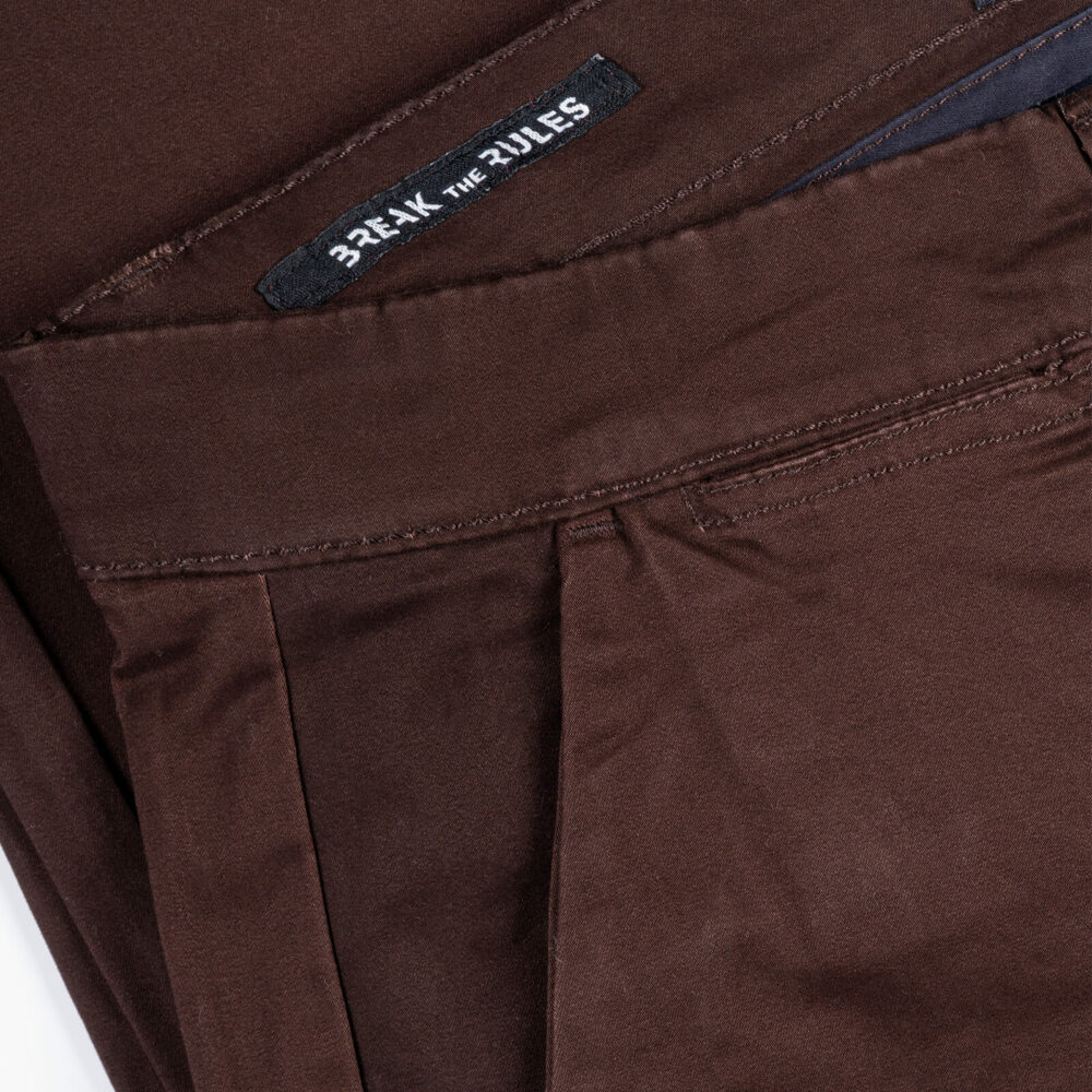 Men Prince Oliver Winter Chinos Καφέ (Modern Fit) 10