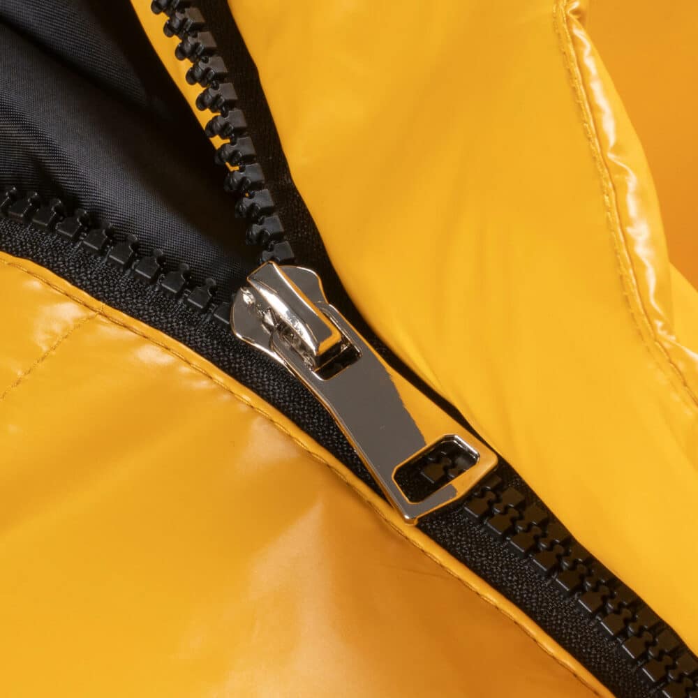Men Padded Jacket Κίτρινο με αποσπώμενη κουκούλα  (Slim Fit) 15