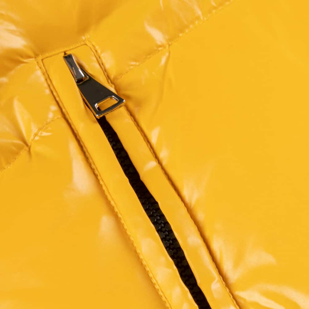 Men Padded Jacket Κίτρινο με αποσπώμενη κουκούλα  (Slim Fit) 16