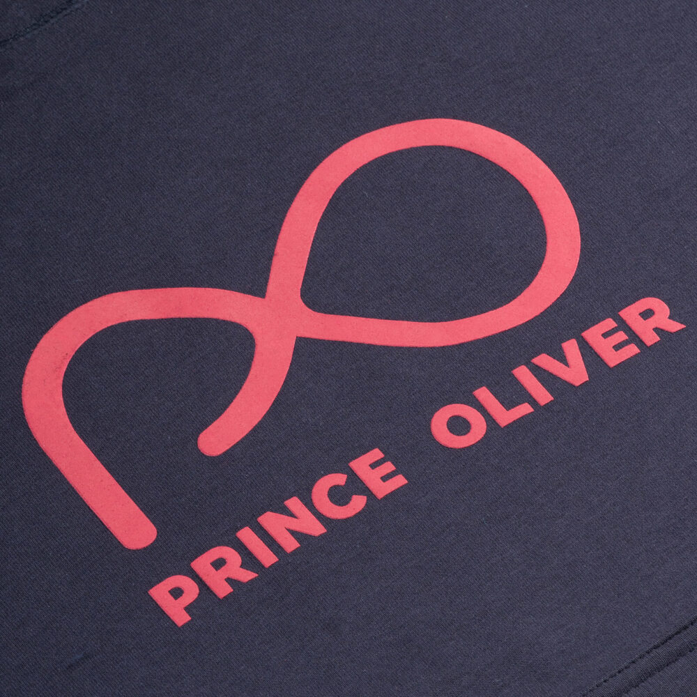 Men Prince Oliver Φούτερ Μπλε Σκούρο με Κουκούλα (Modern Fit) 10