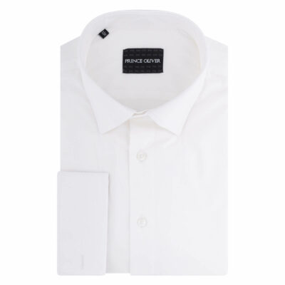 Prince Oliver White Shirt (Modern Fit) - White, 40