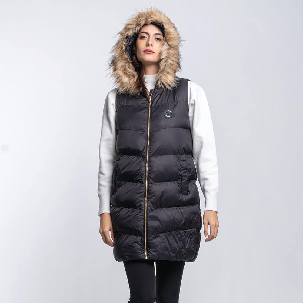  Prince Oliver Γυναικείο Vest Μαύρο 2025