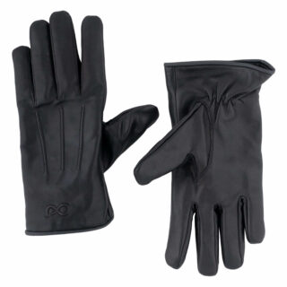 Γάντια Prince Oliver μαύρα γάντια 100% sheep soft leather