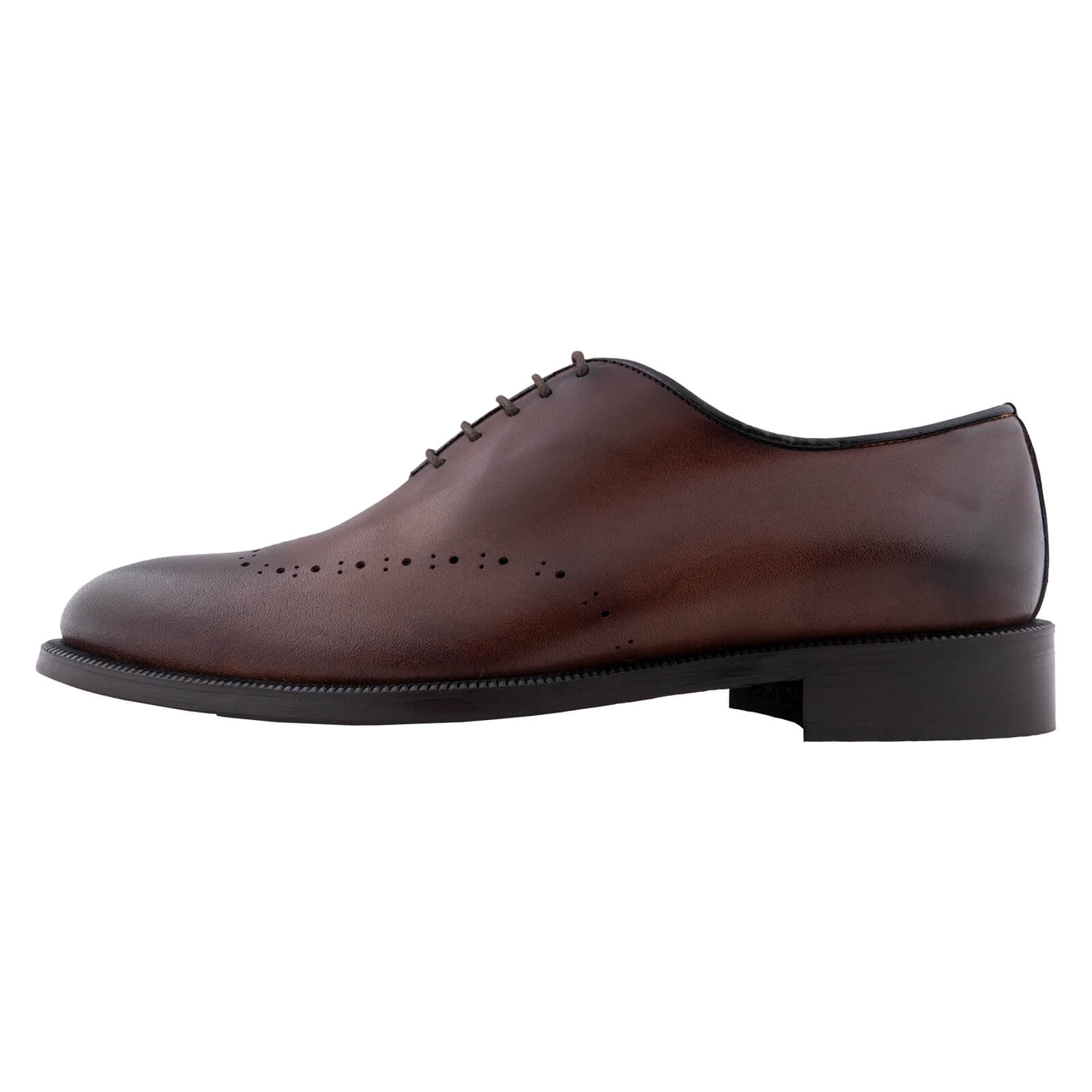 Prince Oliver Oxford Καφέ Σκούρο Παπούτσια Καφέ