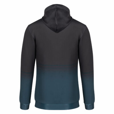 Fashion Degrade Micro tech hoodie black green Modern Fit Prince Oliver