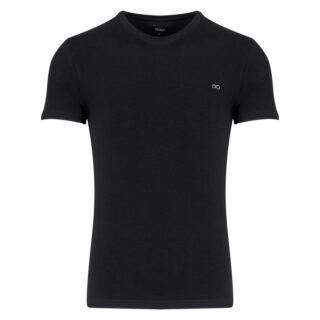 Men Σετ 3 T-shirt all seasons μαύρο/λευκό/μπλε σκούρο Cotton Stretch (Comfort Fit) 3