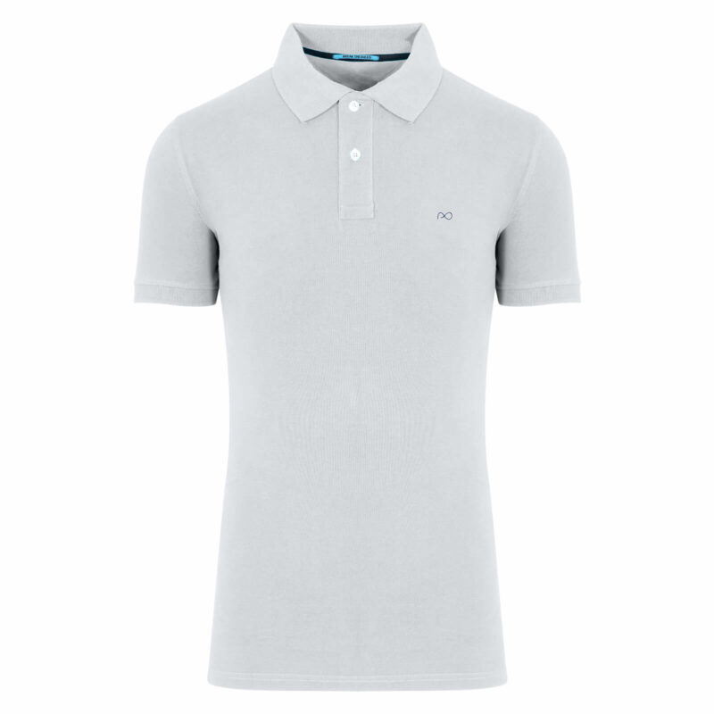 Men Prince Oliver Essential Polo Λευκό 100% Cotton (Regular Fit) 3