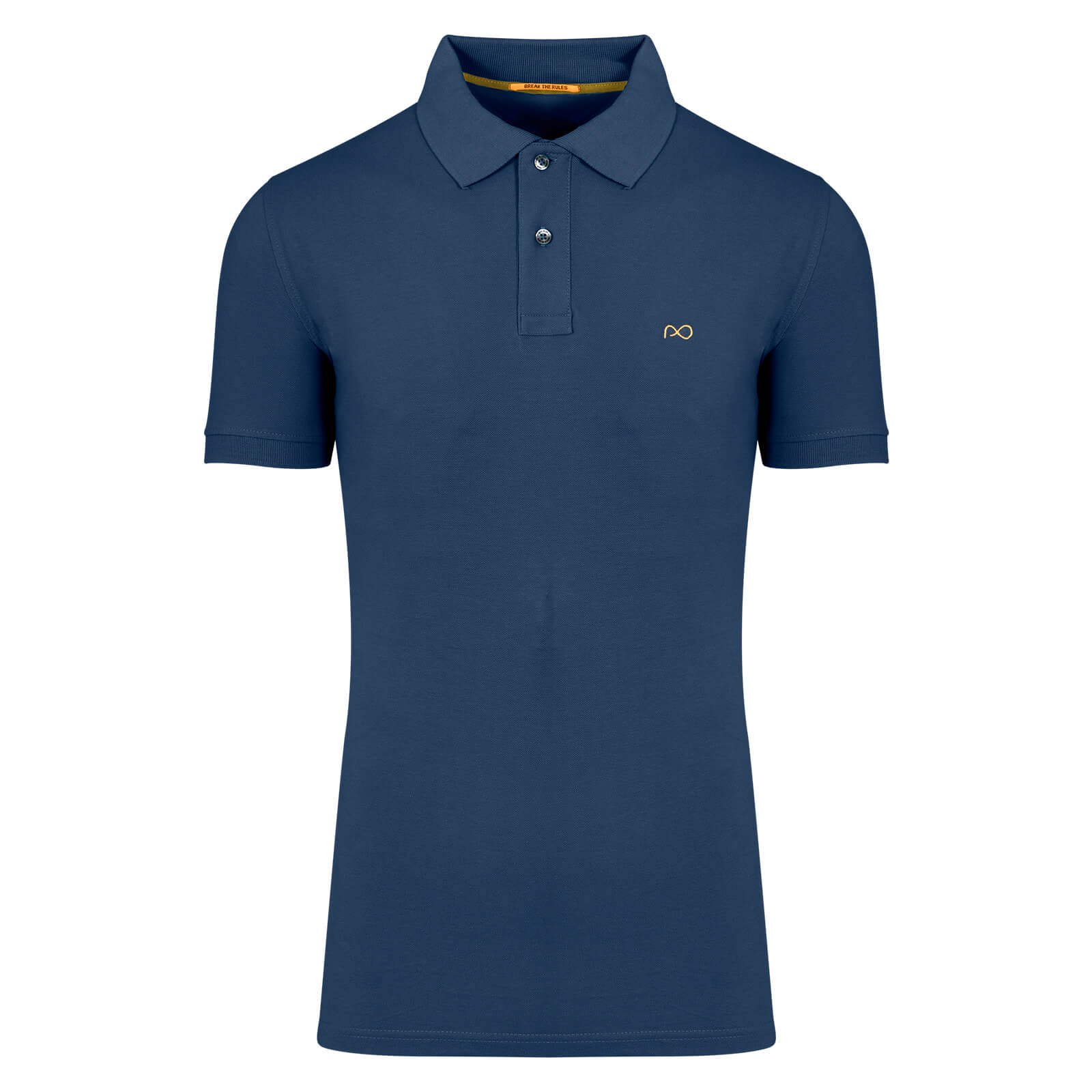 Prince Oliver Essential Polo Pique Μπλε Σκούρο 100% Cotton (Regular Fit)