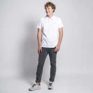Clothing Prince Oliver Essential White Polo Shirt 100% Cotton (Regular Fit)