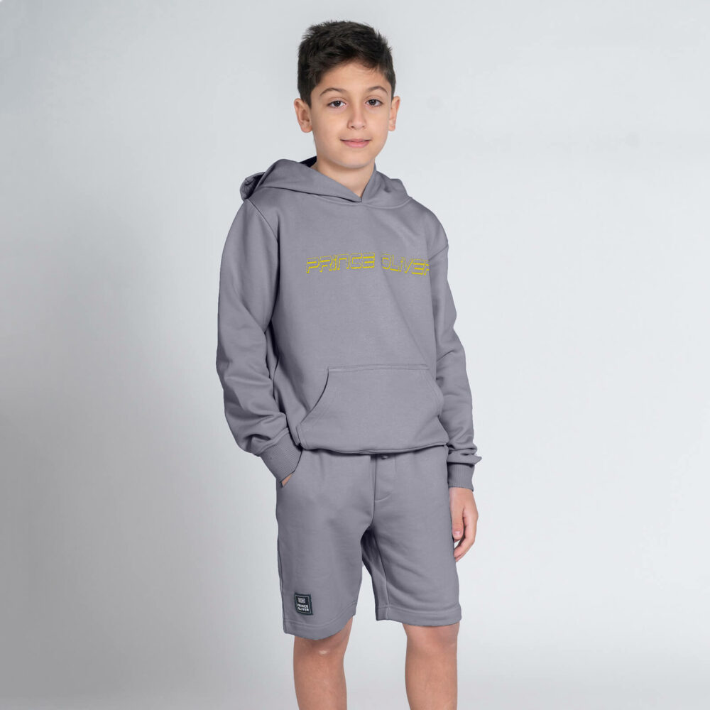 Grey tracksuit deals shorts