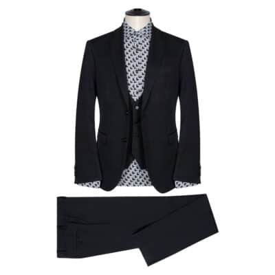 Prince Oliver Black Suit (Modern Fit)