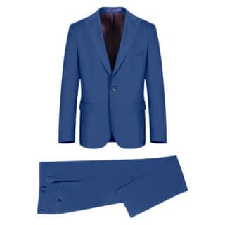 Men Prince Oliver Κοστούμι Μπλε Finest Wool (Modern Fit) 3