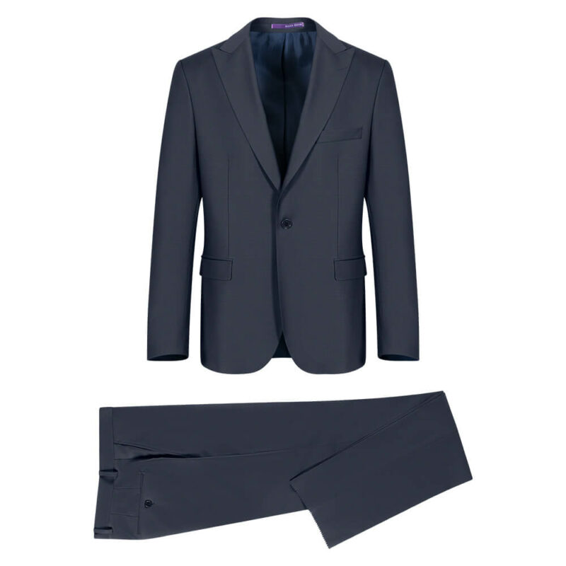 Men Prince Oliver Κοστούμι Μπλε Σκούρο Finest Wool (Modern Fit) 3