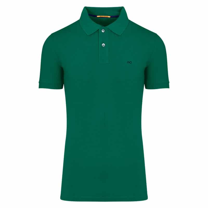 Men Prince Oliver Essential Polo Pique Πράσινο 100% Cotton (Regular Fit) 3