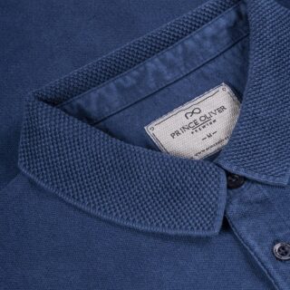 Men Premium Polo Pique Μπλε Σκούρο 100% Cotton (Modern Fit) 3