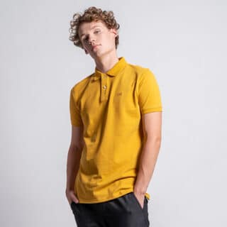 Clothing Prince Oliver Essential Mustard Polo Pique Shirt 100% Cotton (Regular Fit)