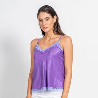 Clothing Women’s Brokade Metallic Purple Lingerie