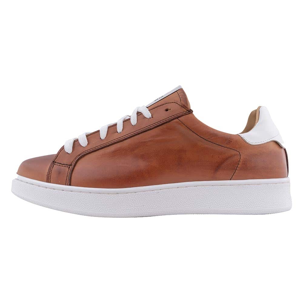 Low-top Καφέ Ανοιχτό Δερμάτινα Sneakers
