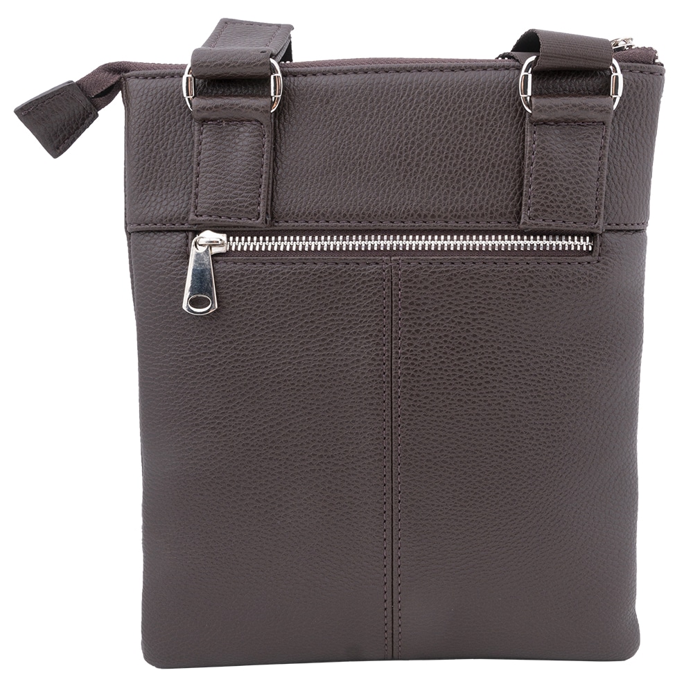 Dark brown messenger clearance bag