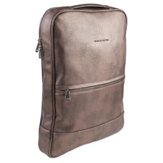 Men Prince Oliver Ανδρικό Σακίδιο Πλάτης Backpack Καφέ Eco Leather 3