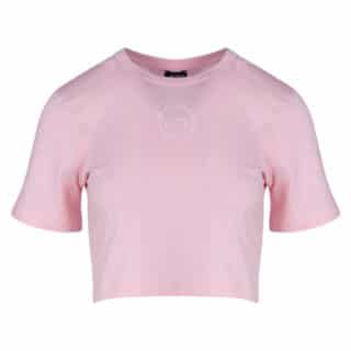 T-shirts Crop Top Ροζ 100% Cotton 3