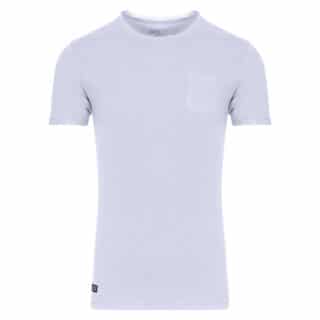 Beachwear Collection Prince Oliver Essential T-Shirt Λευκό με Τσεπάκι 100% Cotton (Modern Fit) 8